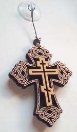 Крест в машину на присоске