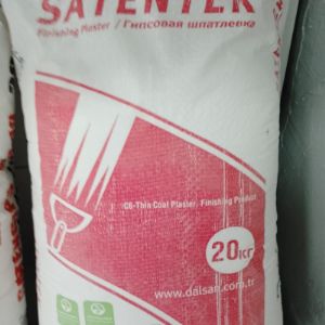 Сатентек - гипсовая шпатлёвка по 20 кг, Турция