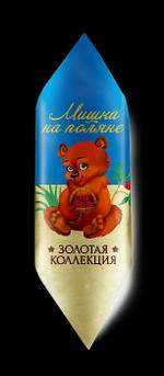 Конфеты "Мишка на поляне" Золотая коллекция,40 г