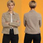 Премиальная джинсовая куртка из хлопка с эластаном