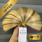 Flat-Tip Hair Extension Straight Nasa Hair Light Honey Piano 0051