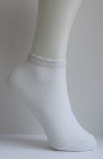 Носки женские укороченные однотонные с двубортной резинкой Jastior с-23