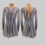 Платье для фигурного катания Cascade Океана 001