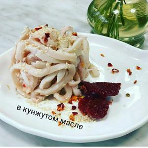 Кальмар в кунжутном масле