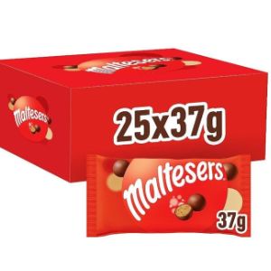 Шоколадные шарики Мальтизерс/Maltesers, 37 г., (25/260) (Великобритания)