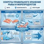 Секреты правильного хранения рыбы и морепродуктов на кухне