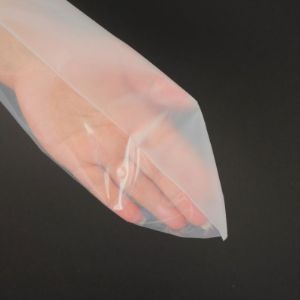 Матовый зип-пакет с прозрачным бегунком 140 микрон