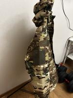 Костюм (штаны с курткой) с липучкой для шеврона и с погонами 48-50 мультикам