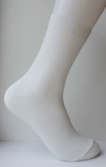 Носки мужские классические сетка белые Jastior c-09