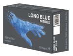 Одноразовые перчатки Matrix Long Blue Nitrile