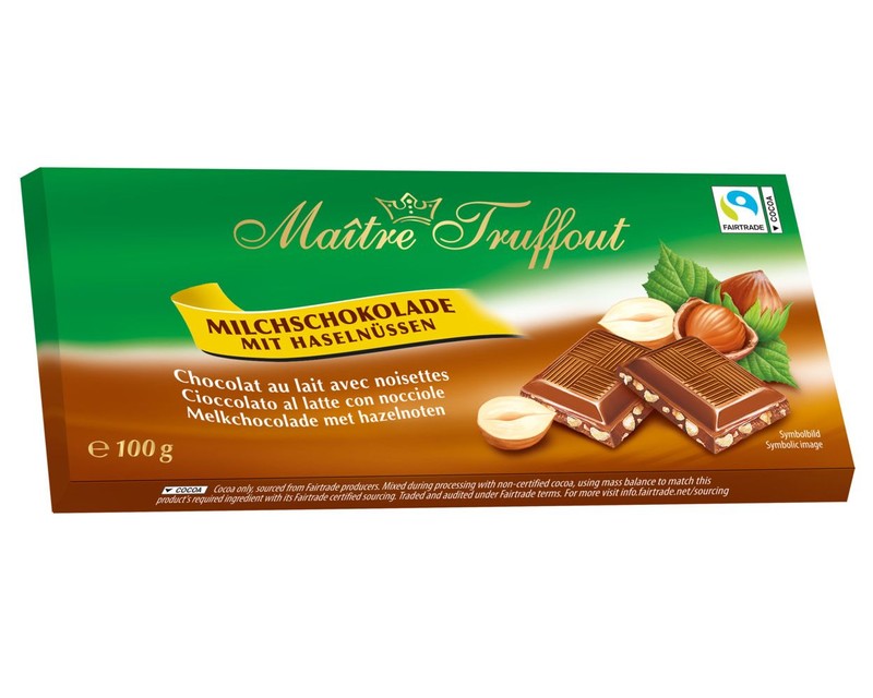 Шоколад Maitre Truffout Maitre Truffou choc´n Rice молочный с воздушным рисом