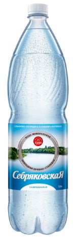 Минеральная вода Себряковская газ 1,5л