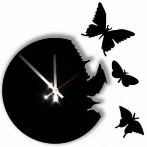 Необычные часы &#34;Улетающие бабочки&#34;. Необычные часы