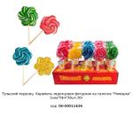 Тульский леденец. Fun Candy Lab Карамель леденцовая фигурная на палочке "Ромашка" 00-00011636