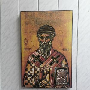 Святитель Спиридон епископ Тримифунтский, арт И027 / 50 х 75 см