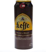 ПИВО ТЕМНОЕ ФИЛЬТРОВАННОЕ ПАСТЕРИЗОВАННОЕ "LEFFE BRUNE" 6,5% 0,5 ж/б