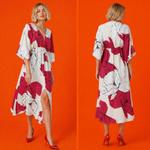 Роскошное вискозное платье "Valeria Rouge Élan"