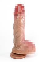 Фаллоимитатор на присоске с мошонкой №37 SGAN 4X18,5, телесный (14 см рабочая длина) RDS018 RDS018