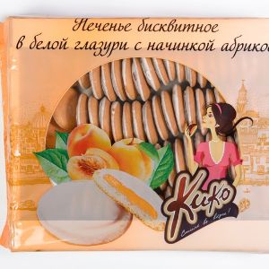 Бисквитное печенье ТМ КиКо в темной глазури с желейной начинкой Клубника,
вес 1,2кг
