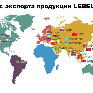 В настоящее время LEBELAGE экспортирует свою продукцию в 20 странах, включая Россию, Беларусь, Мьянму, Турцию, Бразилию, Тайвань, Таиланд, Вьетнам и др. страны, прилагает дальнейшие усилия для утверждения себя в качестве глобального бренда.