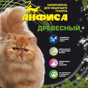 Древесный наполнитель. Древесный наполнитель 4.5 л из еловых пород дерева 6мм светлого окраса