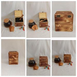 Ёмкость для чая с ложкой.