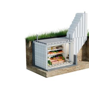 Забудьте о сырости, плесени и грунтовых водах в вашем погребе. Пластиковый погреб PipeWell — это современная и абсолютно герметичная альтернатива устаревшим бетонным и кирпичным конструкциям. Готовый модуль из высокопрочного пищевого полиэтилена, который просто устанавливается в котлован и служит десятилетиями без ремонта и обслуживания.




Идеальное решение для:
*   Длительного хранения овощей (картофель, морковь, свекла) и фруктов.
*   Сохранности домашней консервации, варений и солений.
*   Организации винного погреба или кладовой для продуктов.
*   Защиты запасов от мышей, крыс и насекомых.




Главные преимущества погреба PipeWell:




✅ Абсолютная герметичность: Пищевой полипропилен абсолютно безопасен в отличие от других вариантов, когда материал вторичный и пытаются усилить металлом. Никаких протечек, даже при высоком уровне грунтовых вод.
✅ Экологичность и безопасность: Изготовлен из первичного сертифицированного пищевого ПНД. Не выделяет вредных веществ, безопасен для продуктов и человека.
✅ Прочность и долговечность: Не гниёт, не ржавеет, не подвержен коррозии. Не боится перепадов температур и давления грунта. Расчетный срок службы — более 50 лет.
✅ Полная готовность: Погреб поставляется в сборе со всем необходимым: герметичным люком, усиленной горловиной, готовой системой вентиляции и полками (в стандартной комплектации или опционально).
✅ Простой и быстрый монтаж: Установка занимает 1-2 дня. Не требует гидроизоляции, заливки бетона или сложных строительных работ.
✅ Гигиеничность: Гладкие стенки не впитывают запахи и легко моются при необходимости.