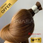 Bulk Hair Extension Straight Nasa Hair Light Brown Color 0093