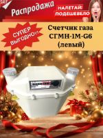 Счетчик газа СГМН-1М-G6 (левый) Novogas