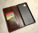 Чехол-книжка для смартфона Realmi C30. Изделия из кожи. Студия Кожи Стиль (СКСтиль).