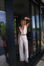 Брюки Jacberry палаццо палаццо молоко