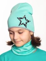 Комплект: шапка+снуд "Звезда жемчуг" IDEAL RDOK-22