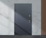 Квартирная металлическая дверь 2050х960 РПК Серый микс/Белый ясень