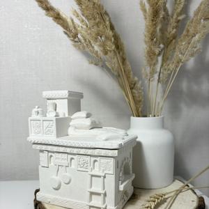 Шкатулка подсвечник Русская печь