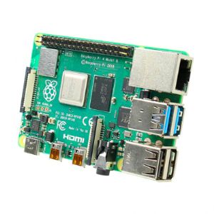 Одно платный мини компьютер Raspberry Pi 4 Model B - миниатюрный компьютер который может полноценно заменить десктопный ПК на Linux. Платформа подходит не только для веб-сёрфинга и разработки приложений, но и может стать «мозгом» для робота или умного дома, медиацентром, узлом распределённой вычислительной системы или промышленным контроллером.

В Raspberry Pi 4 используется однокристальная система Broadcom BCM2711. Кристалл включает в себя 4-ядерный 64-битный процессор Cortex-A72 (ARM v8) с частотой 1,5 ГГц и графический процессор GPU VideoCore VI с частотой 500 МГц. По данным производителя, система на новой архитектуре стала на 50% быстрее, чем прошлые поколения Raspberry Pi, а так же увеличена оперативная память от 2 ГБ до 4 ГБ.