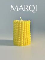 Свеча формовая без аромата в форме кукурузы с хлопковым фитилем MARQI свеча-кукуруза