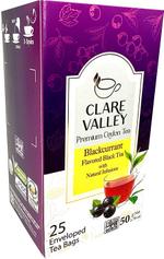 Чай пакетированный в саше CLARE VALLEY BLACKCURRENT FLAVOUR IN TEA в упак. 12 шт CLARE VALLEY