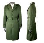 Плащ офицерский оливковый с шерстяной подстёжкой