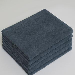 Полотенце махровое из 100% хлопка, 70*140 мм, 440 г/м2, серый без бордюра