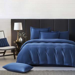 Двуспальный комплект постельного белья ARYA HOME Arya Бамбук Tencel Arty, Голубой
Постельное белье Arya станет настоящим украшением вашей спальни, обеспечивая новый уровень комфорта во время сна. Комплект из 2-спального постельного белья включает 6 предметов, таких как: пододеяльник на пуговицах размером 200x220 см, стандартную простыню без резинки размером 240x260 см, две наволочки 70x70 см и две наволочки 50x70 см с «ушками». По периметру этих наволочек расположена 5-сантиметровая кайма, натуральный 100% хлопок, использованный в этом постельном белье, обладает дышащими и гипоаллергенными свойствами, поддерживает оптимальную температуру в любое время года. Также, этот качественный турецкий текстиль с принтом не потеряет яркости и не деформируется, если стирать его при температуре до 40С и гладить при низкой температуре до 110 градусов. Отбеливание, химчистка и сушка в сушильной машине запрещены