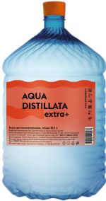 Дистиллированная вода "Aqua Distillata Extra+", 18,9 л ПЭТ