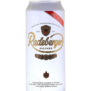 ПИВО СВЕТЛОЕ ПАСТЕРИЗОВАННОЕ ФИЛЬТРОВАННОЕ "RADEBERGER PILSNER" ("РАДЕБЕРГЕР ПИЛСНЕР") 4,8%