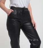 Кожаные штаны на шнуровках ZAADA woman #22-51