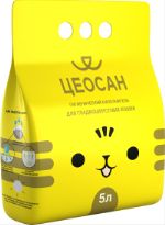 ЦЕОСАН Гигиенический наполнитель для гладкошёрстных кошек 5 литров