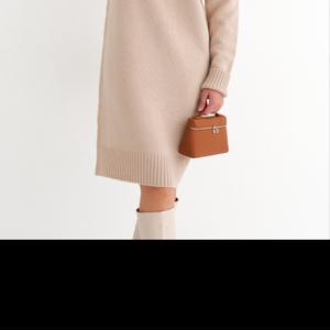 Платье свитер с горлом 42 44,46 48,50 52р.длина изделия 95см