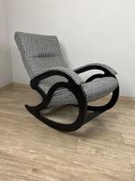 Кресло-качалка для отдыха серое SKresloSerRogojka