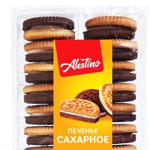Печенье "ALESTINO"(сахарное, с нач) 400г
код товара 2198982