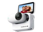 Insta360 GO 3s Camera, Up to 4K Video Resolution, 120Mbps Max Video Bitrate, 128GB Storage, Action Pod, Auto Stabilization, with Apple FindMy, Magnet Pendant, Clip, Arctic White | GO 3S 250132