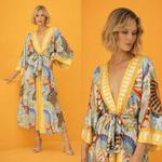 Celestia — Шёлковый Сатиновый Кимоно-Халат Премиум Класса