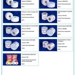 Туалетная бумага. Производство санитарно-гигиенической продукции